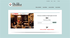 Desktop Screenshot of dishlist.com